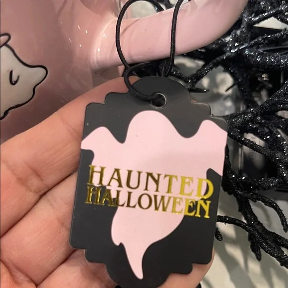 Spooky Pink Ghost Mug with Candy Treats - Picture 7 of 10